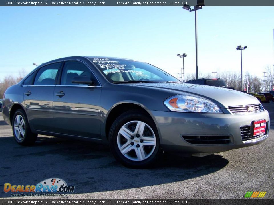 2008 Chevrolet Impala LS Dark Silver Metallic / Ebony Black Photo #5