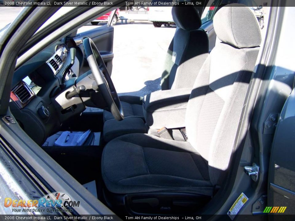 2008 Chevrolet Impala LS Dark Silver Metallic / Ebony Black Photo #6