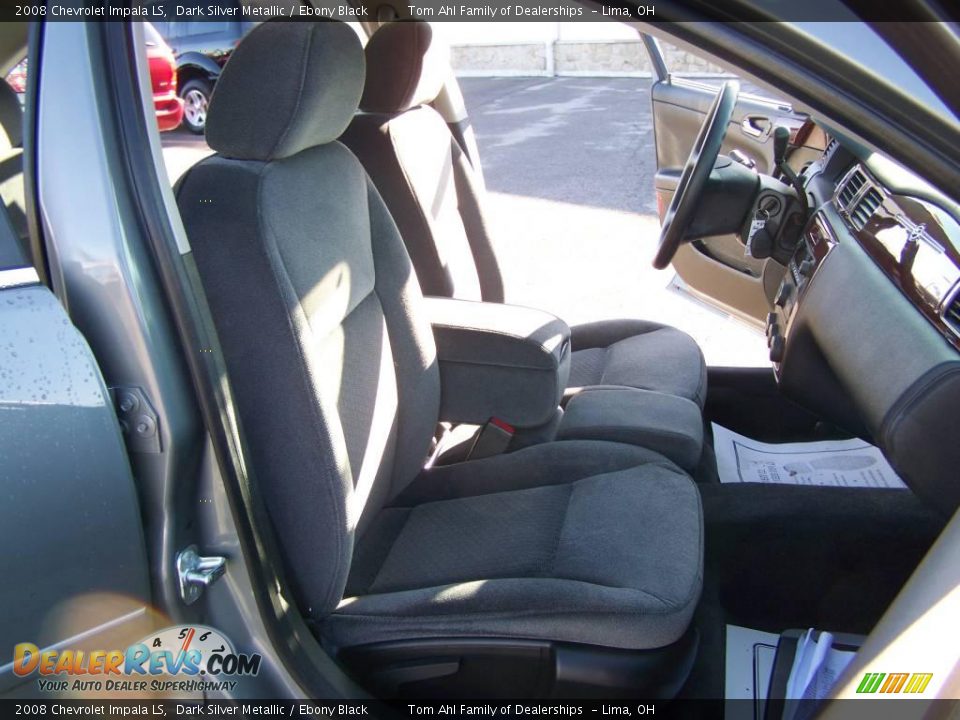 2008 Chevrolet Impala LS Dark Silver Metallic / Ebony Black Photo #9