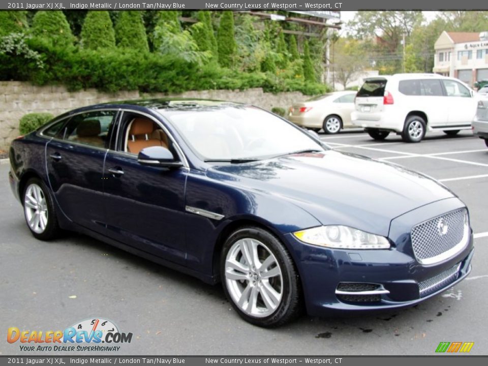 Indigo Metallic 2011 Jaguar XJ XJL Photo #4