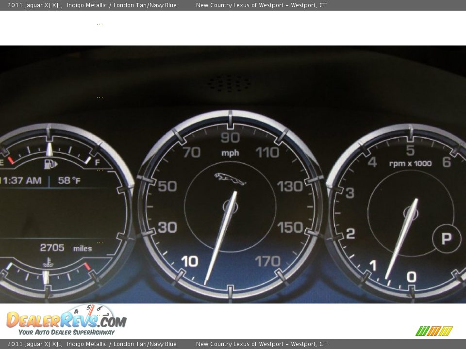 2011 Jaguar XJ XJL Gauges Photo #29