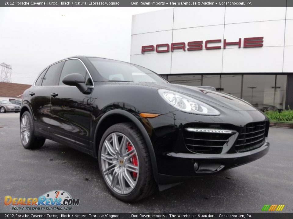 Black 2012 Porsche Cayenne Turbo Photo #1