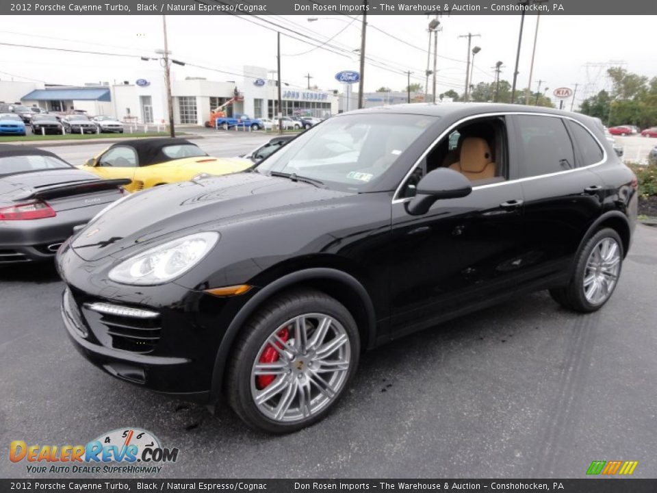 Front 3/4 View of 2012 Porsche Cayenne Turbo Photo #3