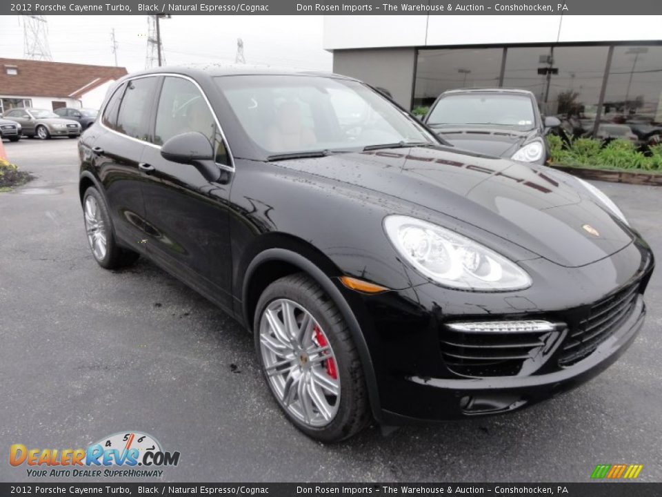 Front 3/4 View of 2012 Porsche Cayenne Turbo Photo #5