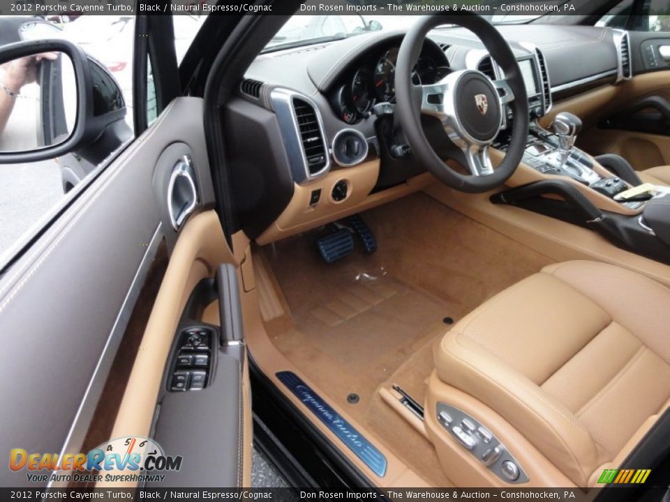 Natural Espresso/Cognac Interior 2012 Porsche Cayenne Turbo Photo 12