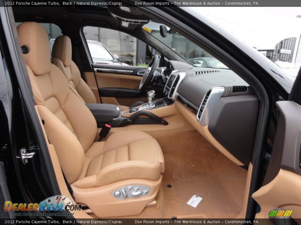 Natural Espresso/Cognac Interior - 2012 Porsche Cayenne Turbo Photo #19