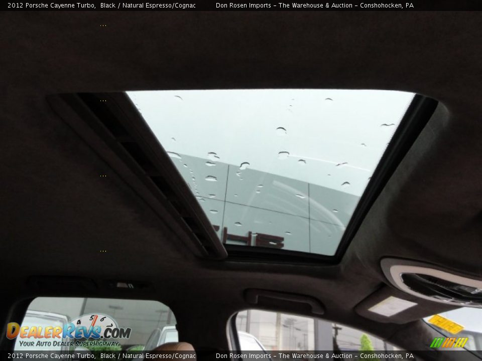 2012 Porsche Cayenne Turbo Black / Natural Espresso/Cognac Photo #20