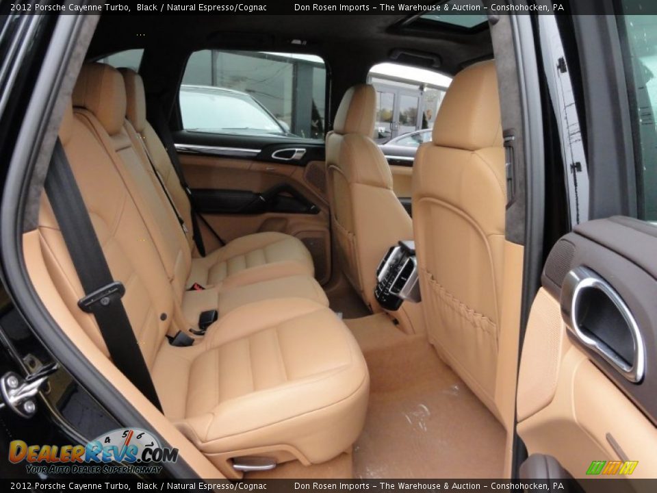 Natural Espresso/Cognac Interior - 2012 Porsche Cayenne Turbo Photo #21