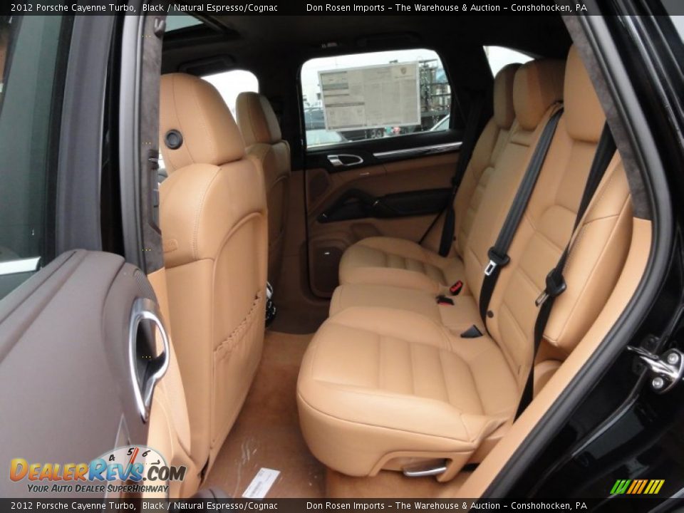 Natural Espresso/Cognac Interior - 2012 Porsche Cayenne Turbo Photo #22