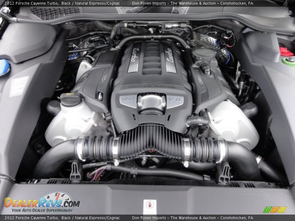 2012 Porsche Cayenne Turbo 4.8 Liter Twin-Turbo DFI DOHC 32-Valve VVT V8 Engine Photo #29