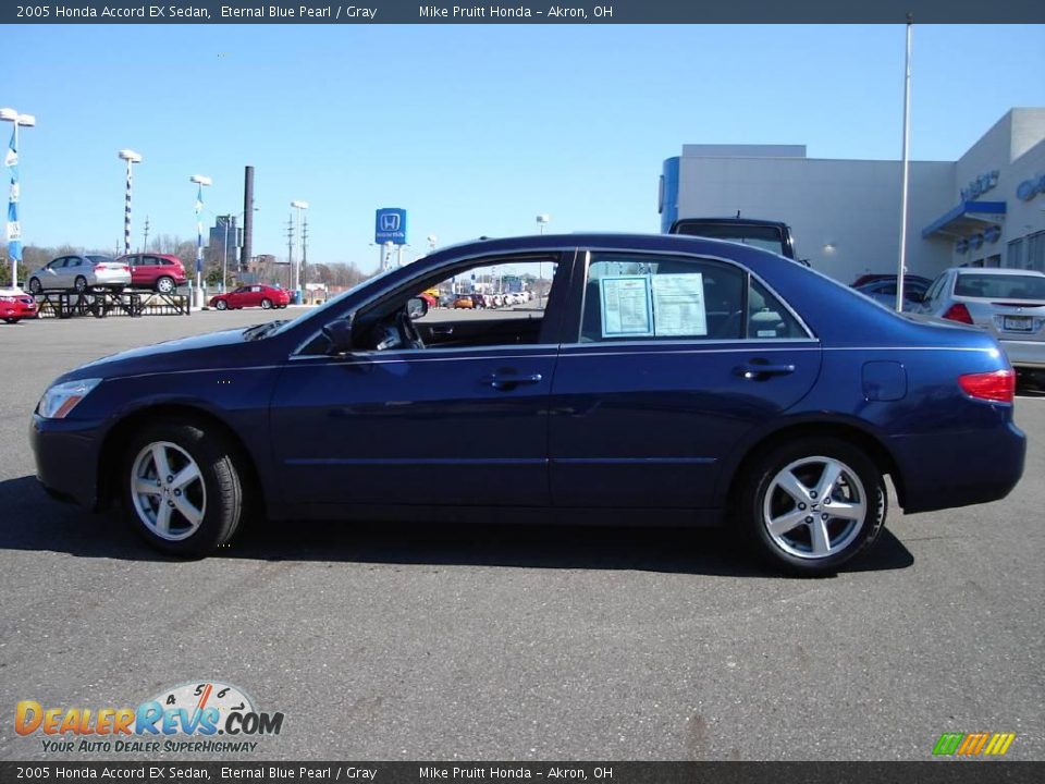 2005 Honda Accord EX Sedan Eternal Blue Pearl / Gray Photo #2