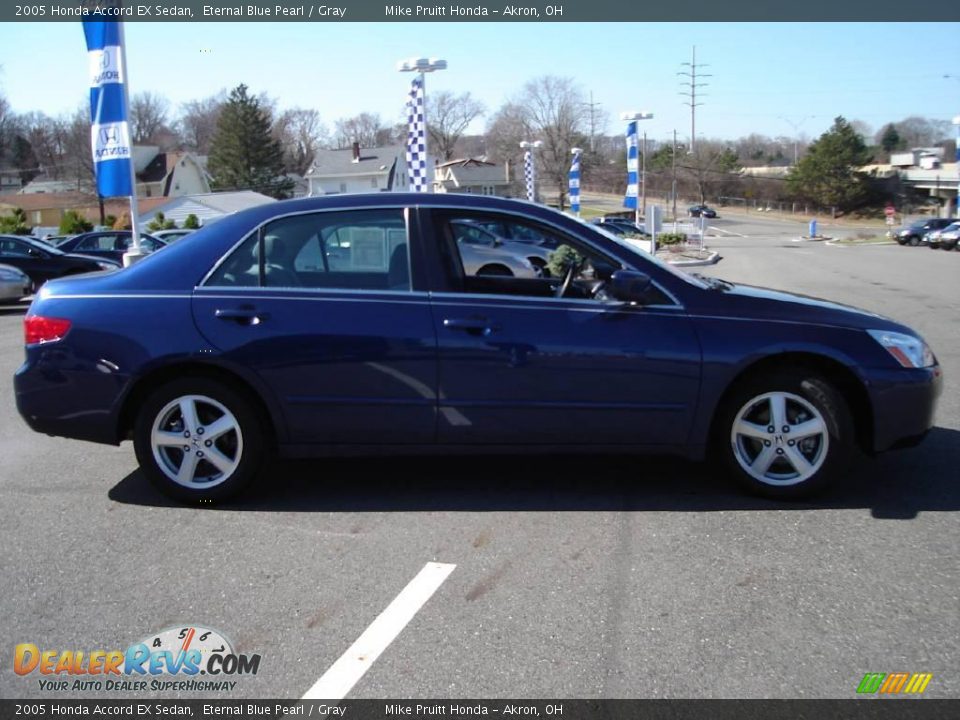 2005 Honda Accord EX Sedan Eternal Blue Pearl / Gray Photo #6