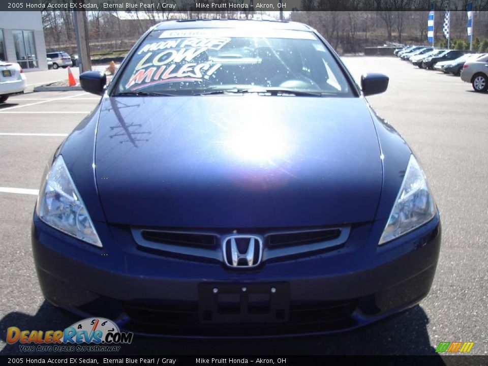 2005 Honda Accord EX Sedan Eternal Blue Pearl / Gray Photo #8