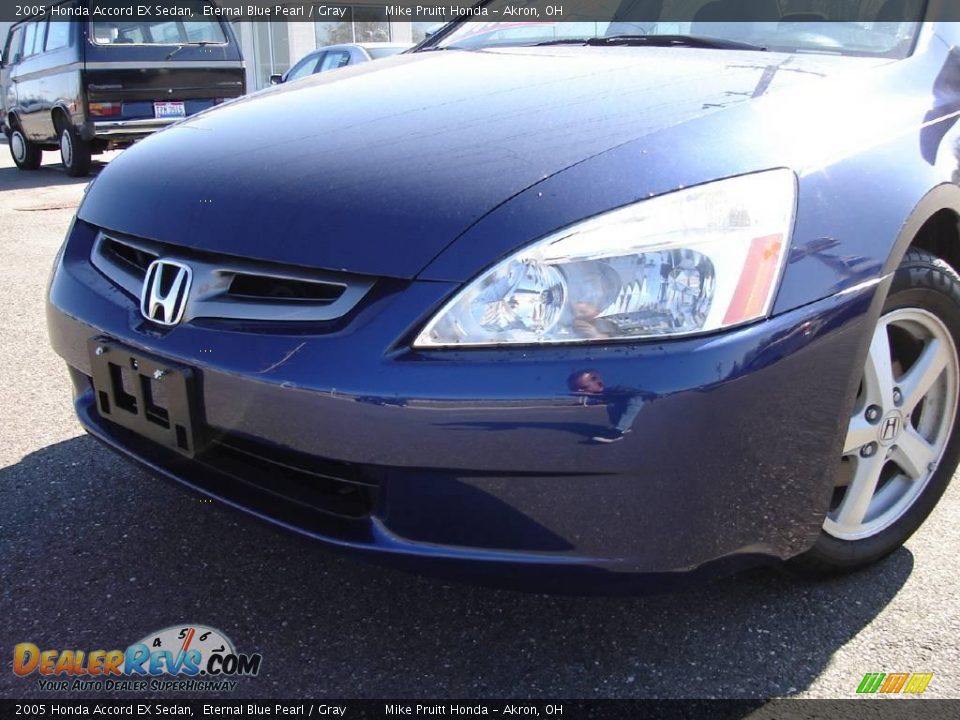 2005 Honda Accord EX Sedan Eternal Blue Pearl / Gray Photo #9