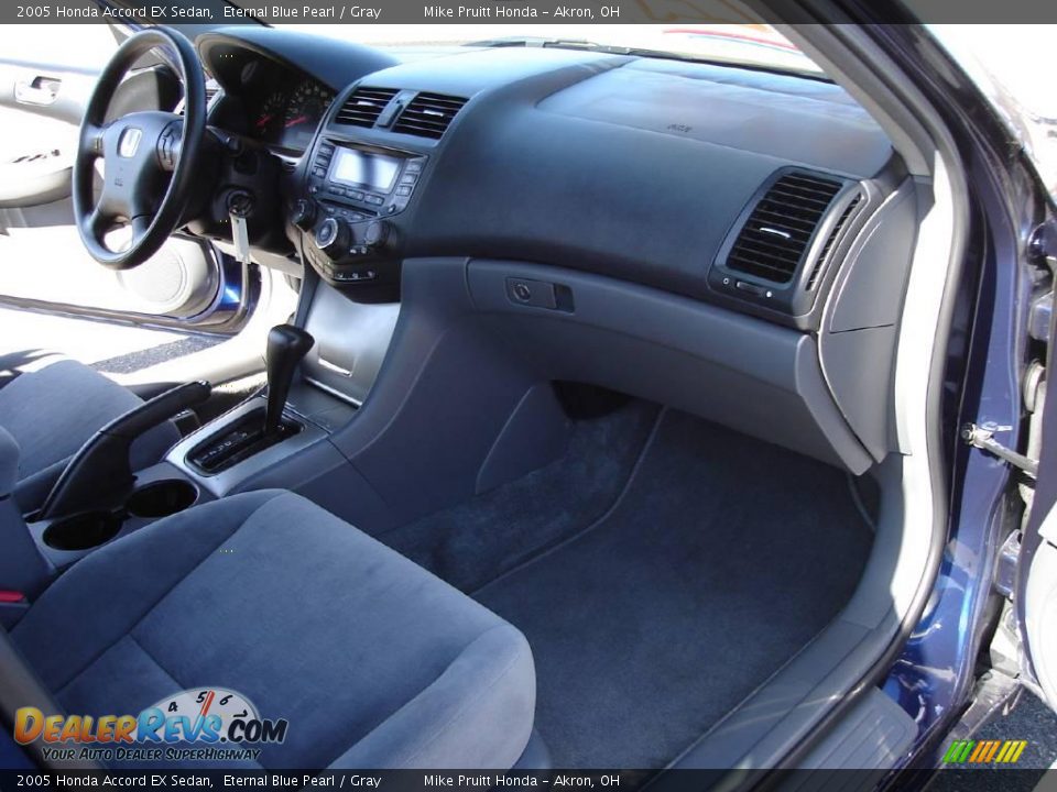 2005 Honda Accord EX Sedan Eternal Blue Pearl / Gray Photo #19