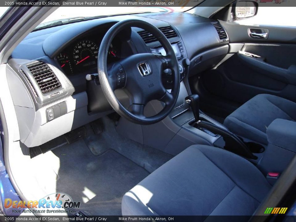 2005 Honda Accord EX Sedan Eternal Blue Pearl / Gray Photo #21