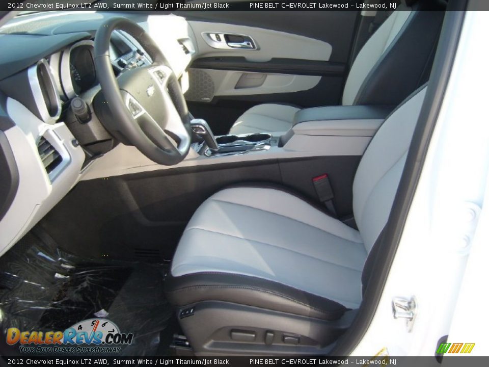 Light Titanium/Jet Black Interior - 2012 Chevrolet Equinox LTZ AWD Photo #2