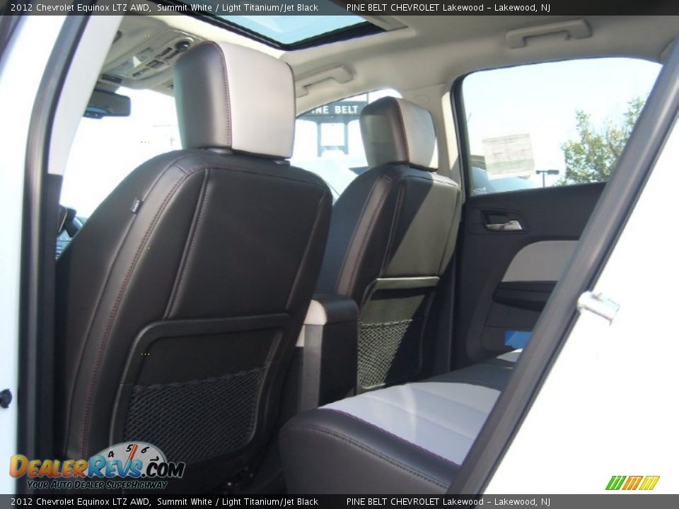 Light Titanium/Jet Black Interior - 2012 Chevrolet Equinox LTZ AWD Photo #3