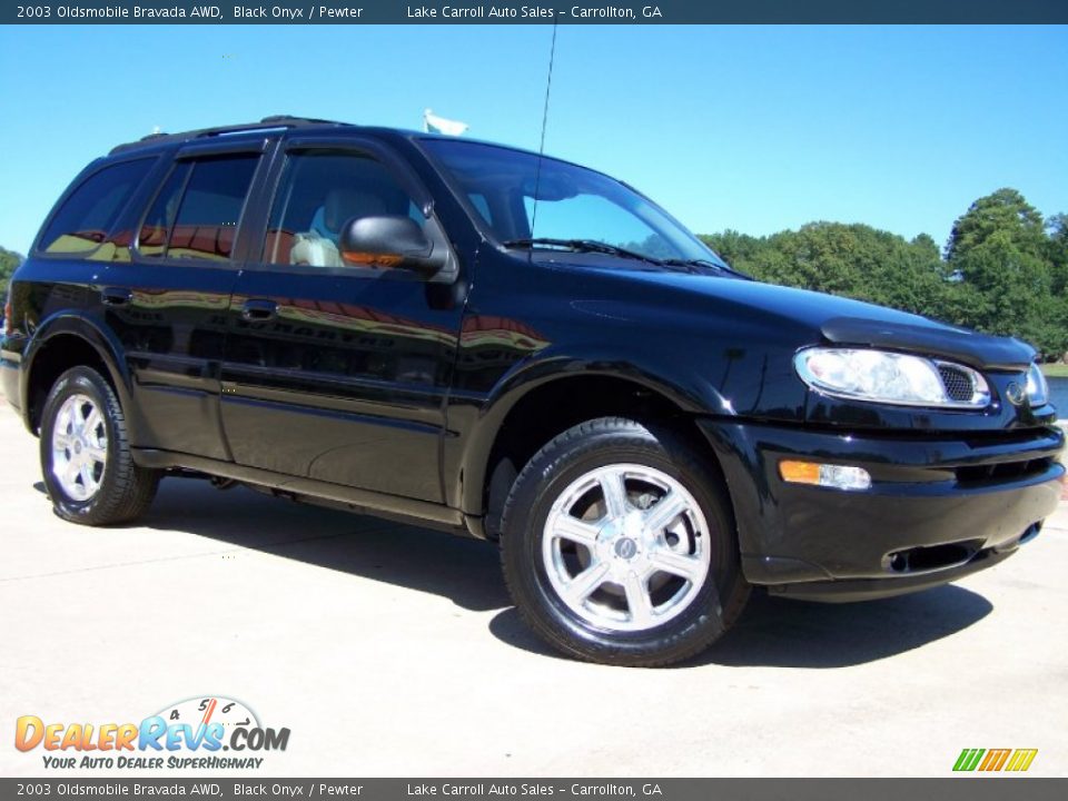 2003 Oldsmobile Bravada AWD Black Onyx / Pewter Photo #12