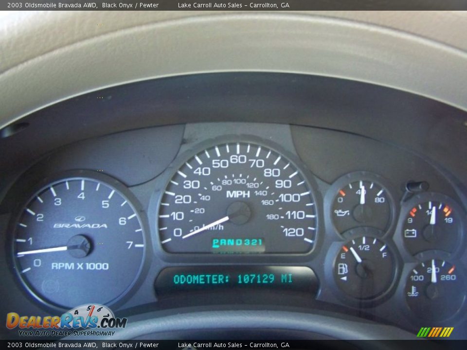 2003 Oldsmobile Bravada AWD Gauges Photo #16