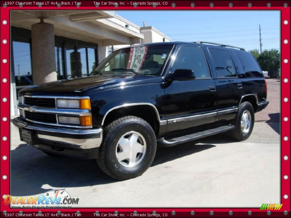 1997 Chevrolet Tahoe LT 4x4 Black / Tan Photo #1