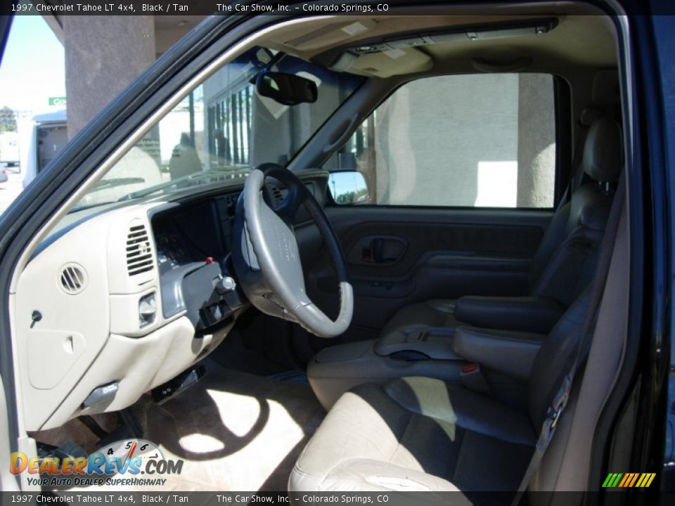 1997 Chevrolet Tahoe LT 4x4 Black / Tan Photo #5