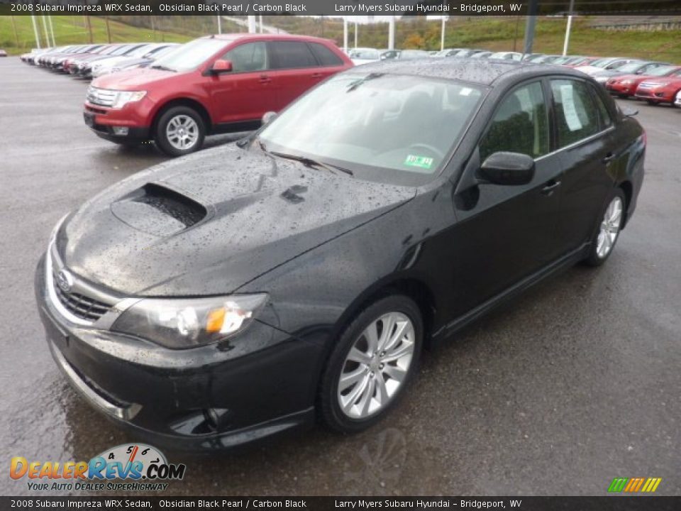 Obsidian Black Pearl 2008 Subaru Impreza WRX Sedan Photo #7