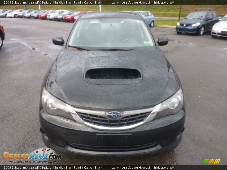Obsidian Black Pearl 2008 Subaru Impreza WRX Sedan Photo #8