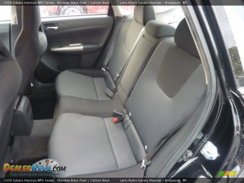 Carbon Black Interior - 2008 Subaru Impreza WRX Sedan Photo #11
