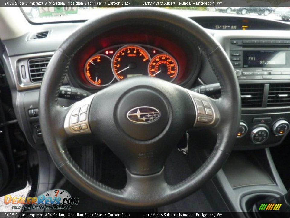 2008 Subaru Impreza WRX Sedan Steering Wheel Photo #17