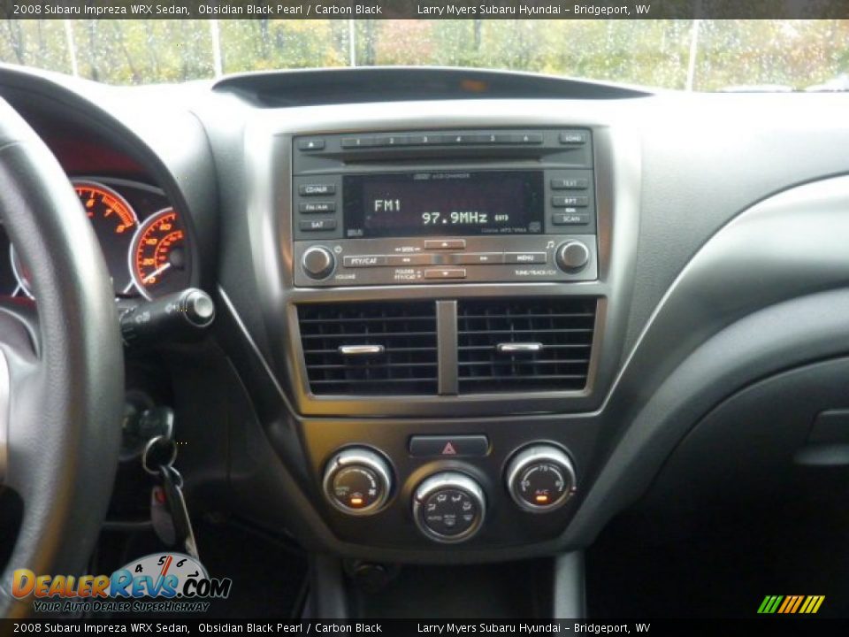 2008 Subaru Impreza WRX Sedan Obsidian Black Pearl / Carbon Black Photo #18