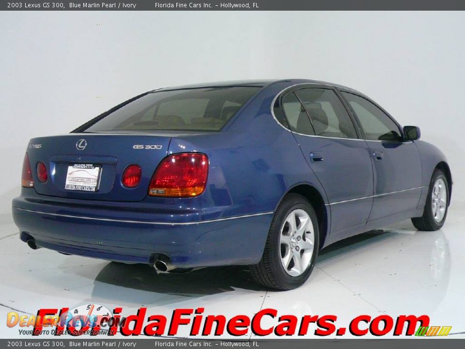 2003 Lexus GS 300 Blue Marlin Pearl / Ivory Photo #2