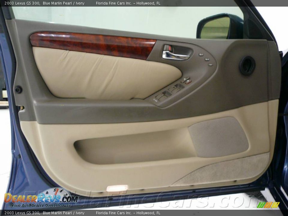2003 Lexus GS 300 Blue Marlin Pearl / Ivory Photo #9