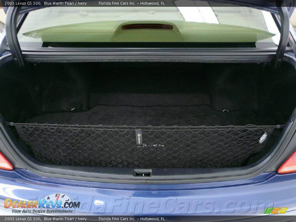 2003 Lexus GS 300 Blue Marlin Pearl / Ivory Photo #11