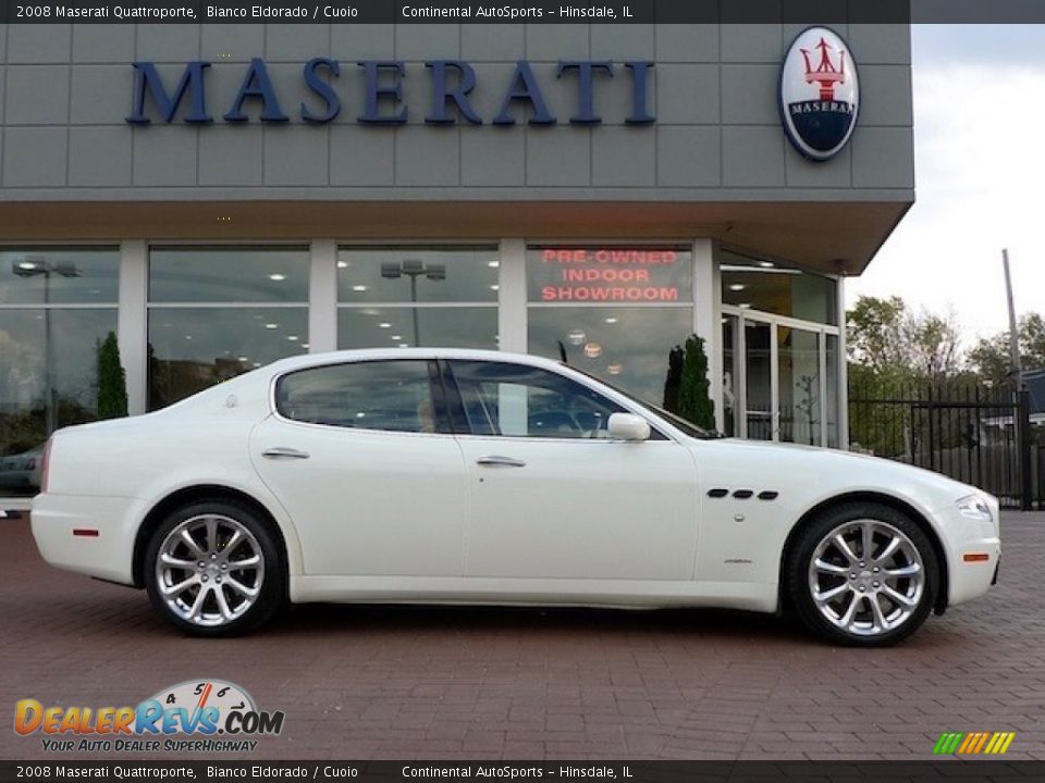 2008 Maserati Quattroporte Bianco Eldorado / Cuoio Photo #1