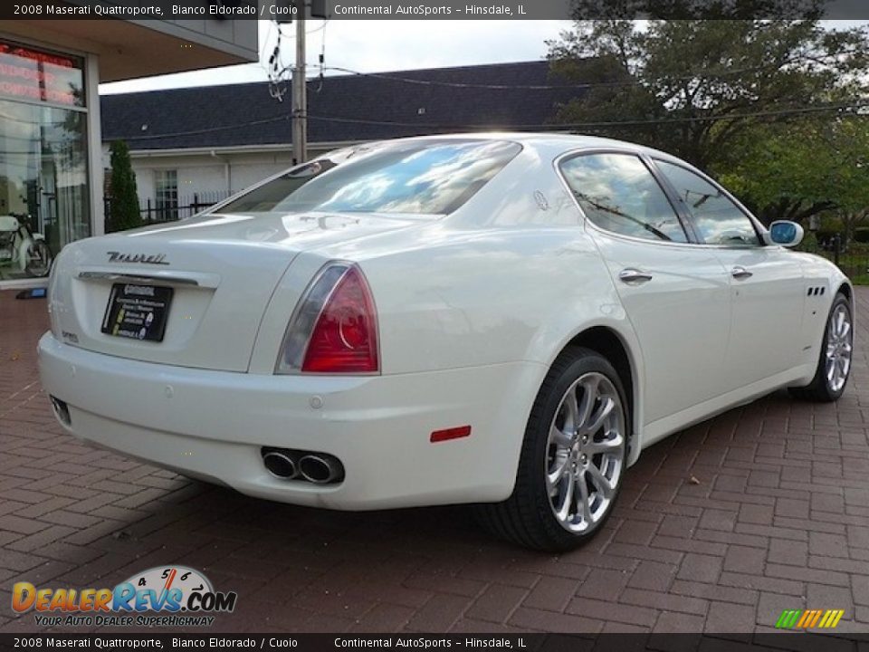 2008 Maserati Quattroporte Bianco Eldorado / Cuoio Photo #3