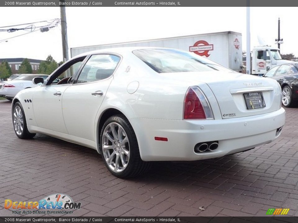 2008 Maserati Quattroporte Bianco Eldorado / Cuoio Photo #4