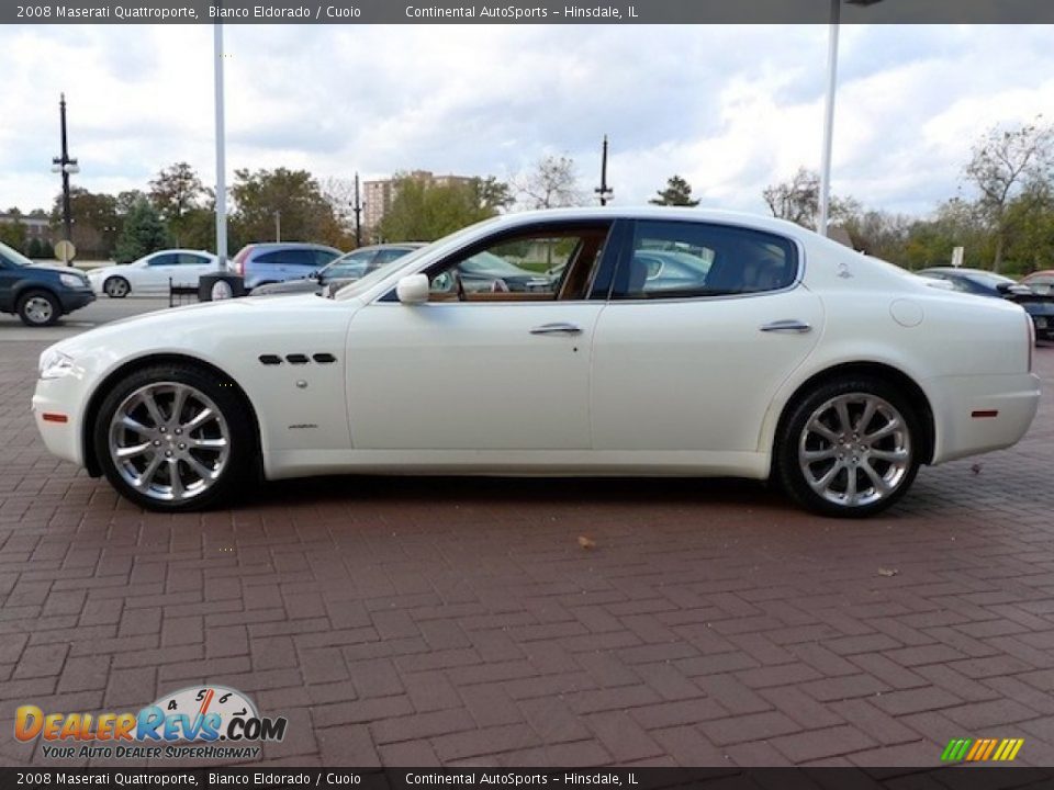 2008 Maserati Quattroporte Bianco Eldorado / Cuoio Photo #5