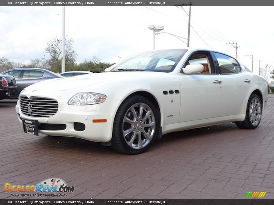 2008 Maserati Quattroporte Bianco Eldorado / Cuoio Photo #6