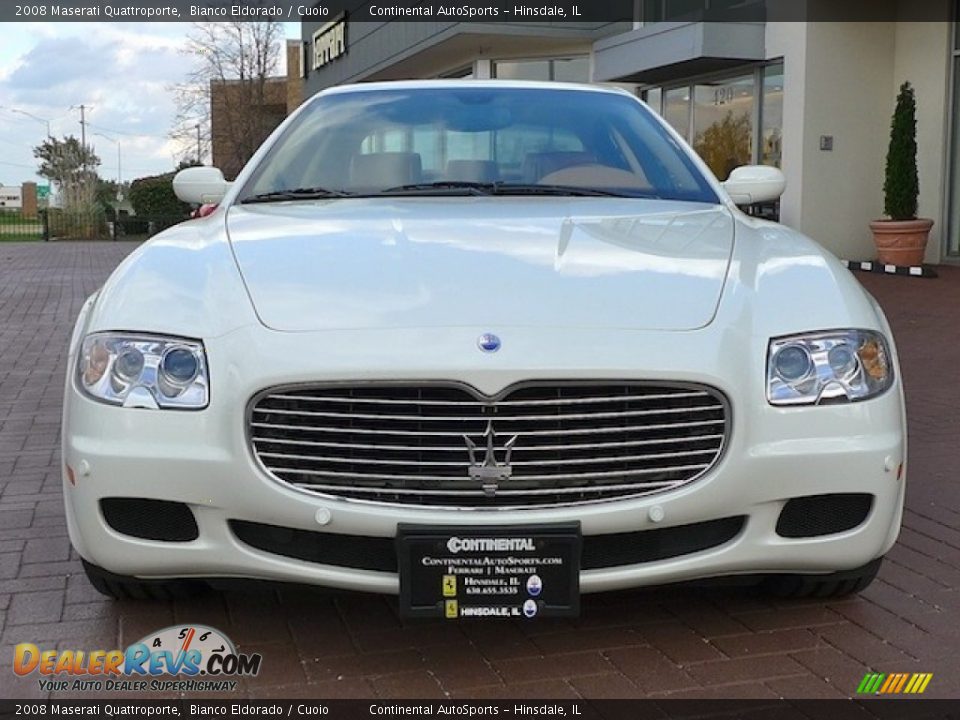 2008 Maserati Quattroporte Bianco Eldorado / Cuoio Photo #7