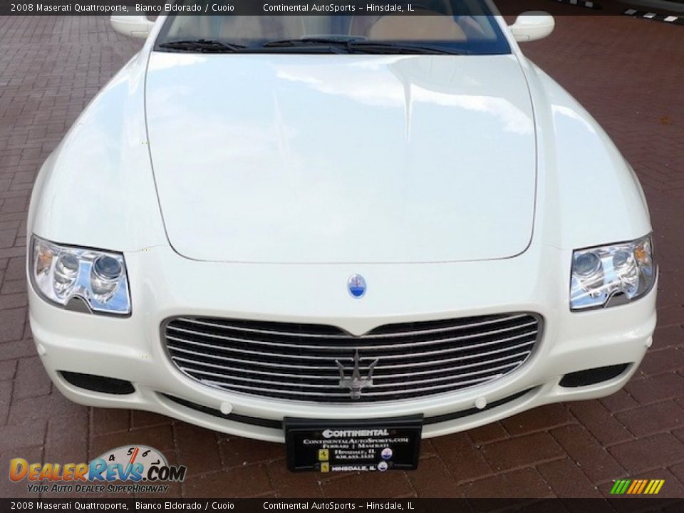 2008 Maserati Quattroporte Bianco Eldorado / Cuoio Photo #8
