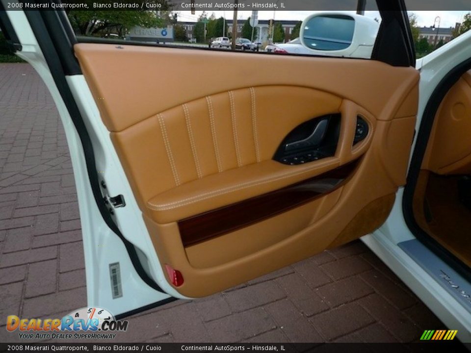 2008 Maserati Quattroporte Bianco Eldorado / Cuoio Photo #12