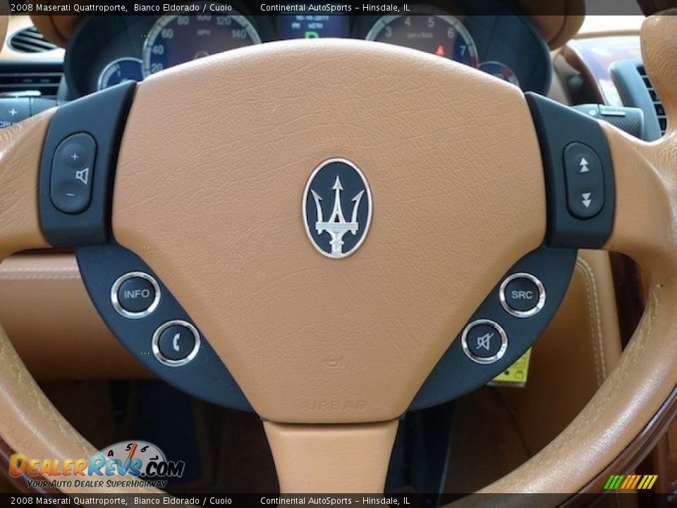 2008 Maserati Quattroporte Bianco Eldorado / Cuoio Photo #18