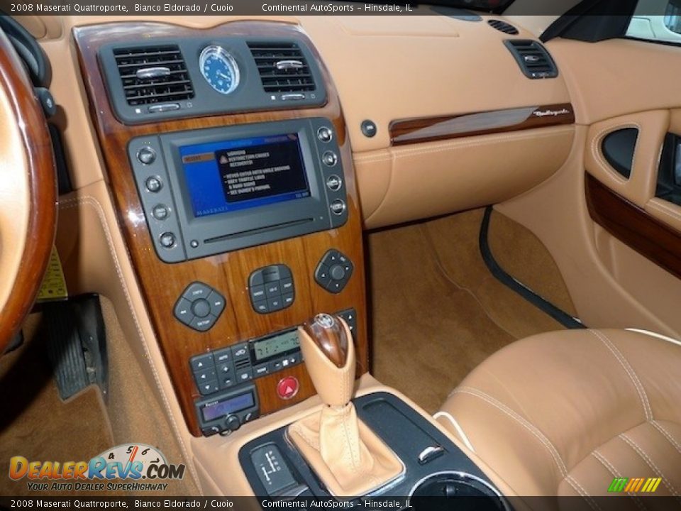 2008 Maserati Quattroporte Bianco Eldorado / Cuoio Photo #20