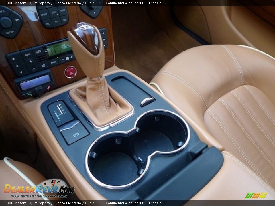 2008 Maserati Quattroporte Bianco Eldorado / Cuoio Photo #23
