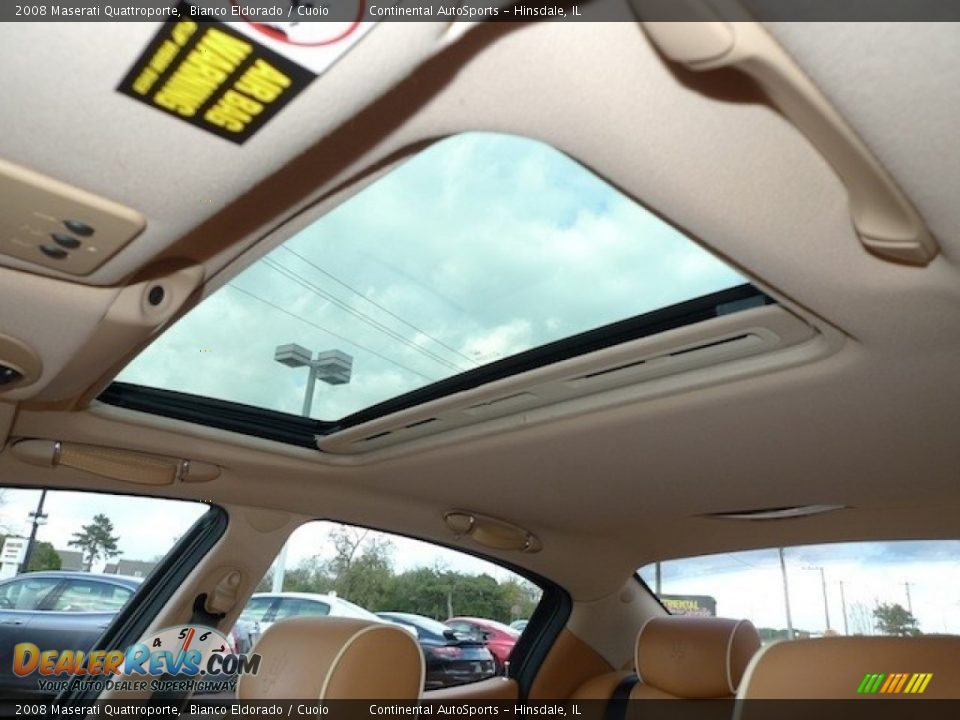 2008 Maserati Quattroporte Bianco Eldorado / Cuoio Photo #25