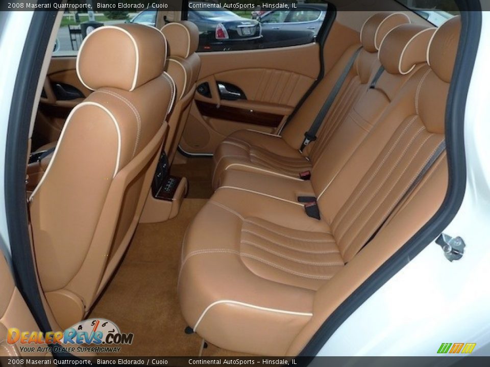 2008 Maserati Quattroporte Bianco Eldorado / Cuoio Photo #26