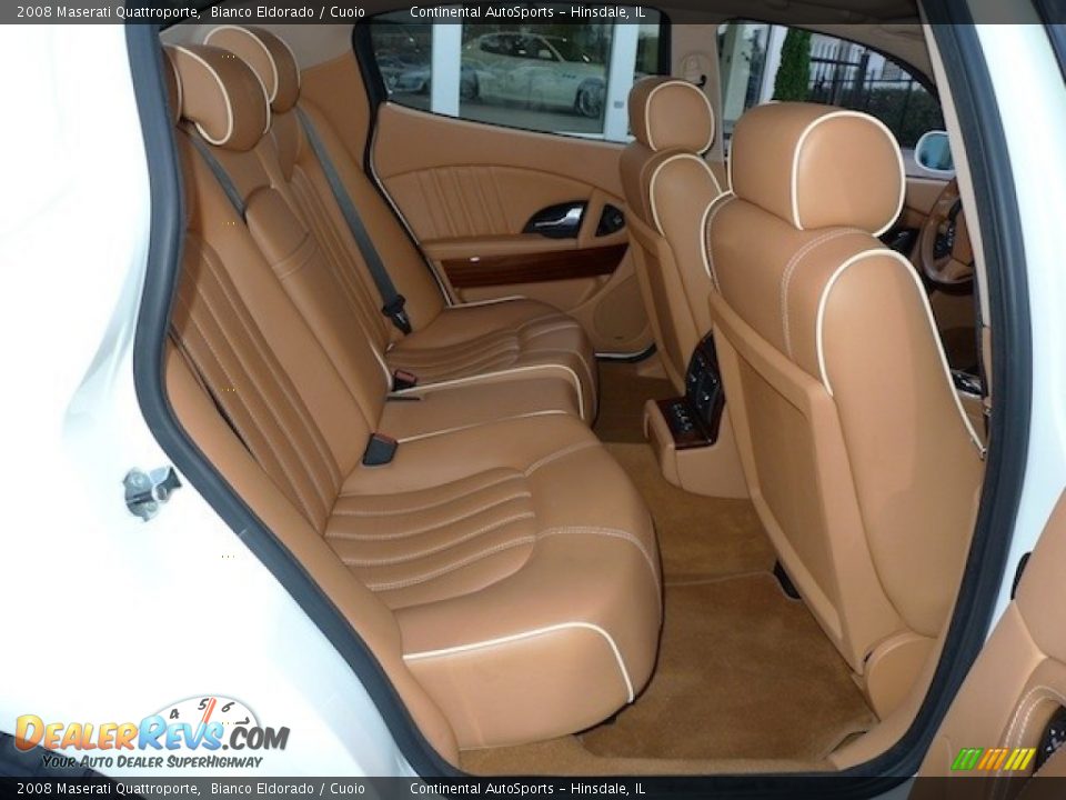 2008 Maserati Quattroporte Bianco Eldorado / Cuoio Photo #27