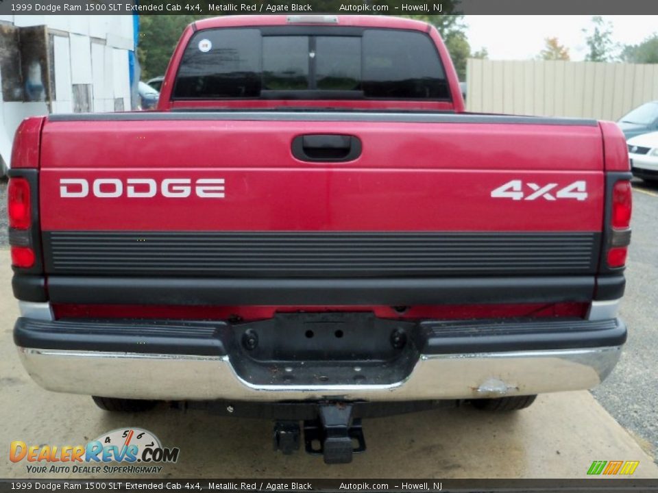 1999 Dodge Ram 1500 SLT Extended Cab 4x4 Metallic Red / Agate Black Photo #4