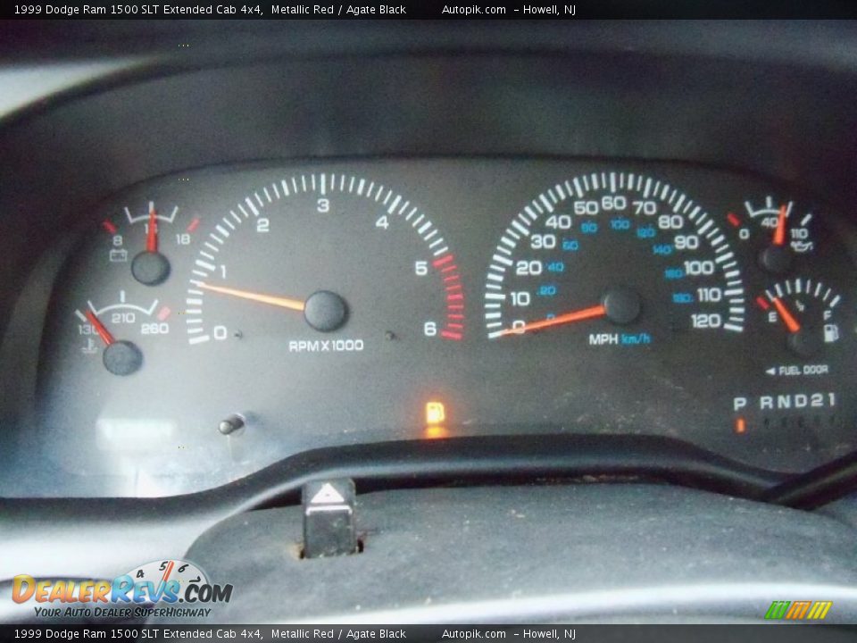 1999 Dodge Ram 1500 SLT Extended Cab 4x4 Gauges Photo #19